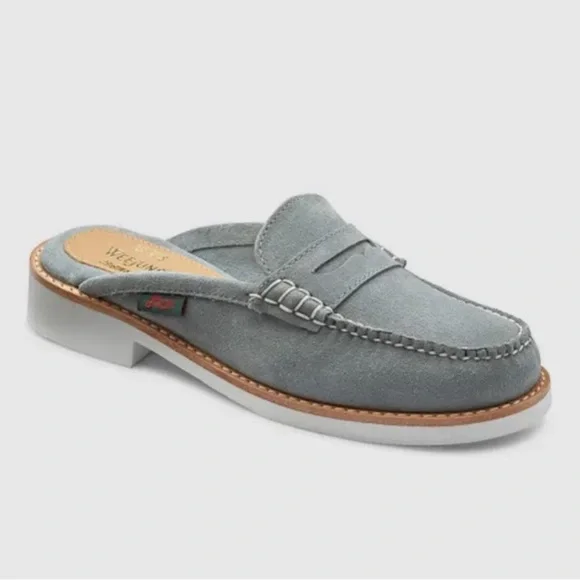 NEW G.H. Bass Originals Weejuns Loafer Mules Wynne Suede  Slip On - Picture 3 of 9